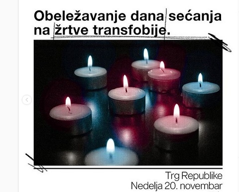 TDOR 2022: Obeležavanje Dana sećanja na žrtve transfobije 2022